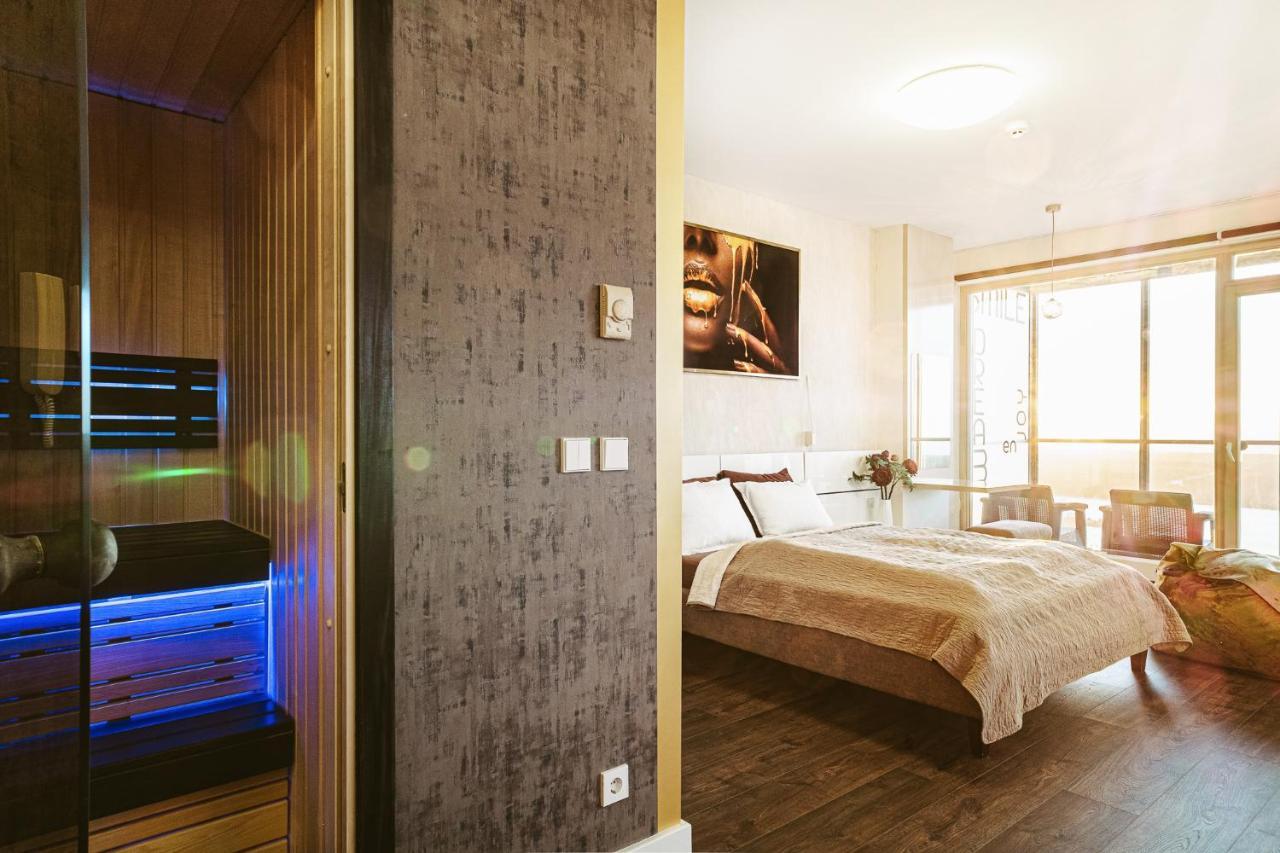 클라이페다 Sky Flat Jacuzzi 27 Floor 아파트 외부 사진